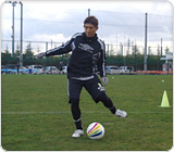 ソニー仙台FC テストの様子